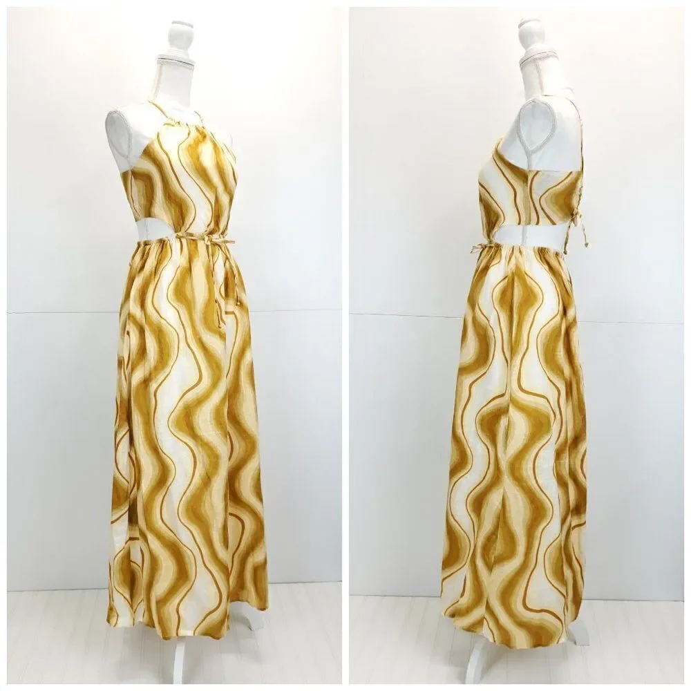 FAITHFULL THE BRAND La Piedra Maxi Dress in Talamanca Print